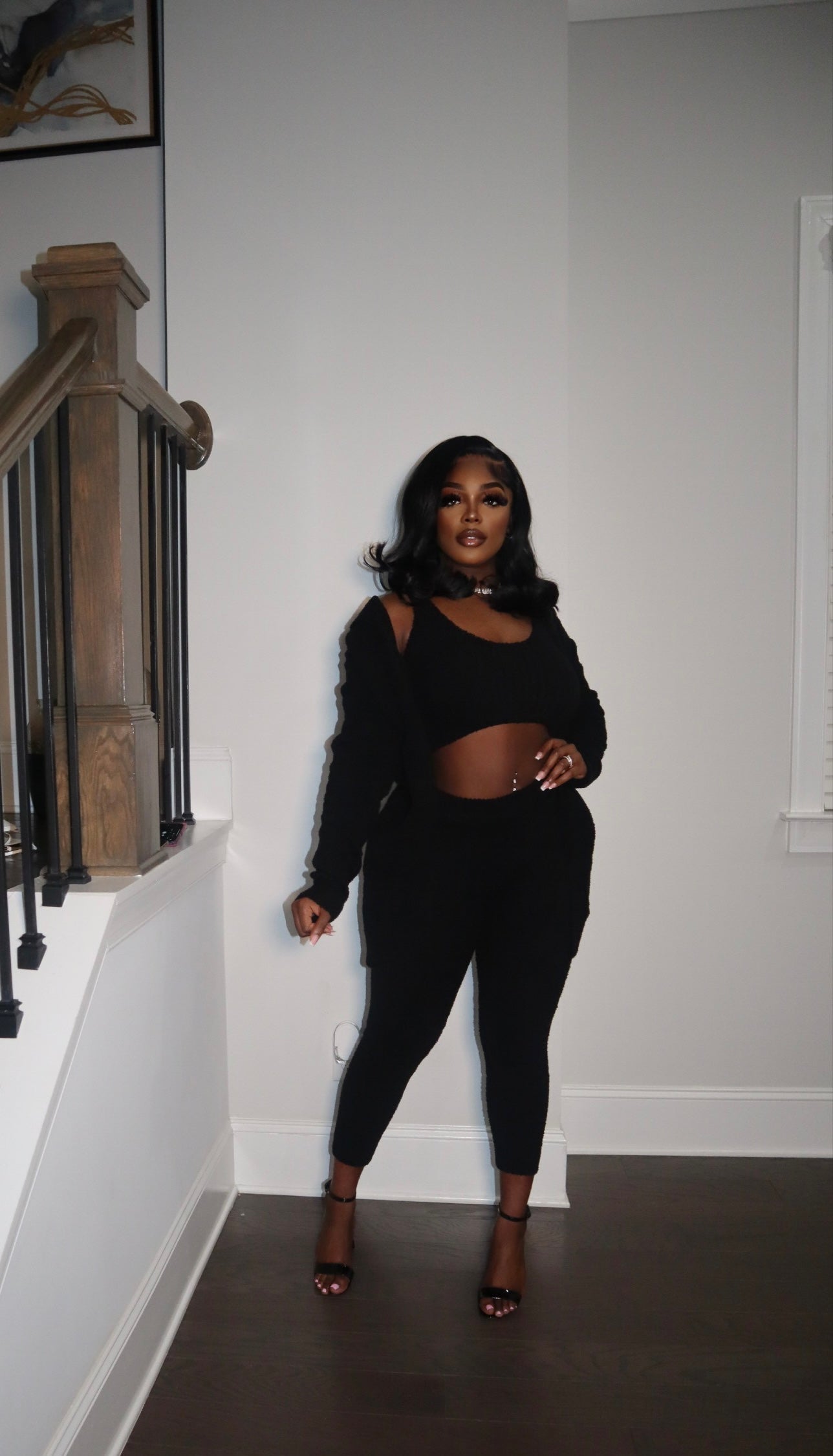 NOT ENOUGH FLUFF 3 PIECE HOODED SET