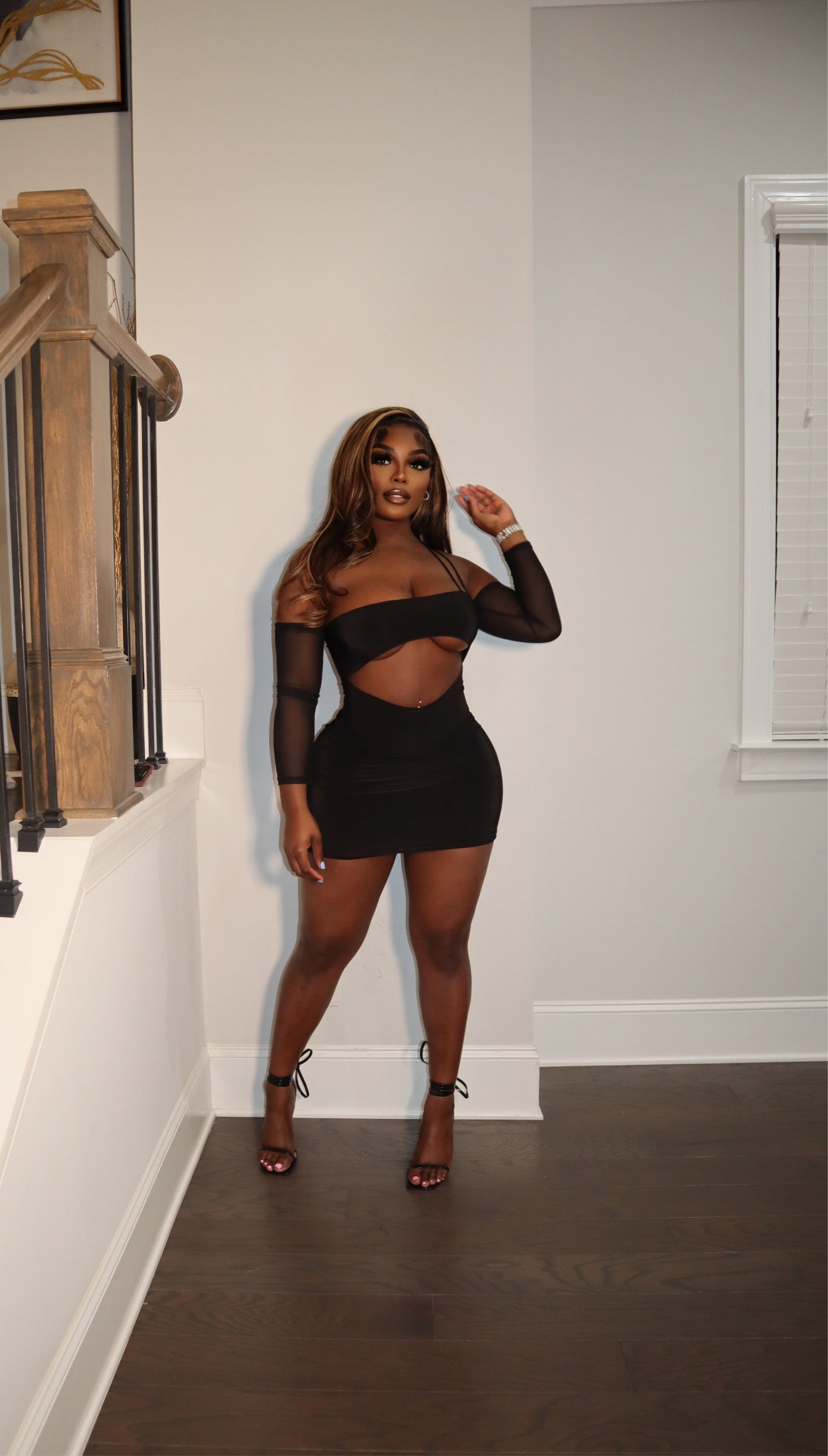 WURK IT GIRL DRESS BLACK
