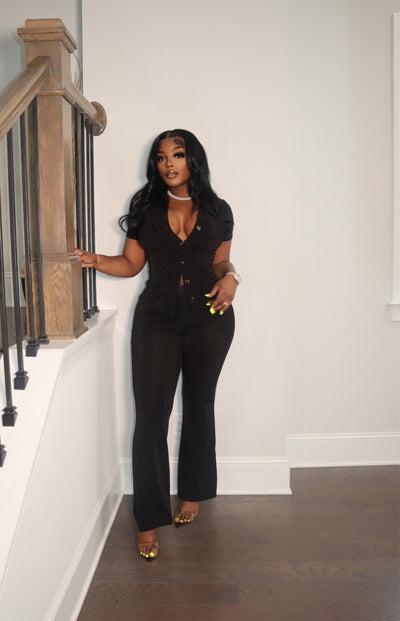 MIXED FEELINGS SLINKY PANT SET