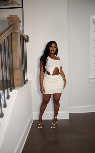 MONICA KNIT SKIRT SET
