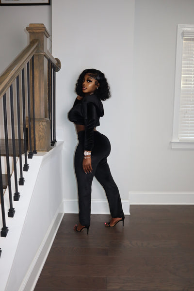 THAT GIRL HOODED VELOUR TRACKSUIT