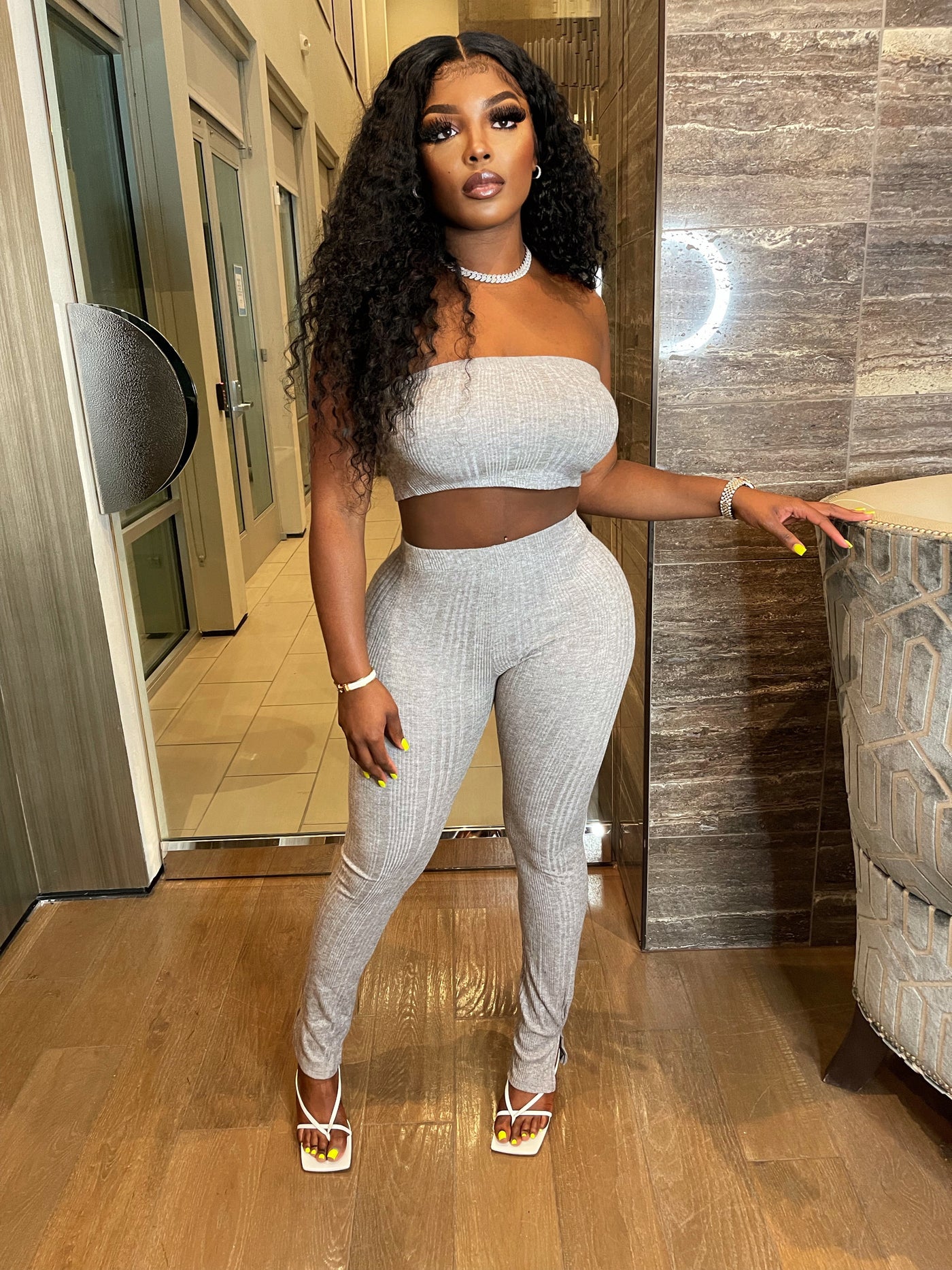 WHO I WANT PANT SET