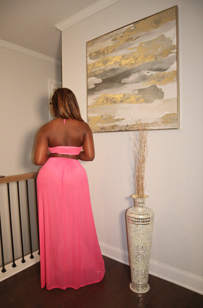 MIAMI BEACH DRESS PINK