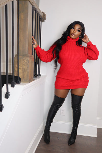 MAKE IT HAPPEN SWEATER DRESS