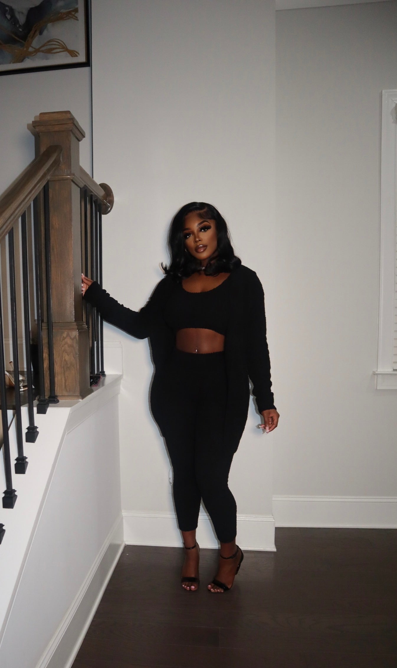 NOT ENOUGH FLUFF 3 PIECE HOODED SET