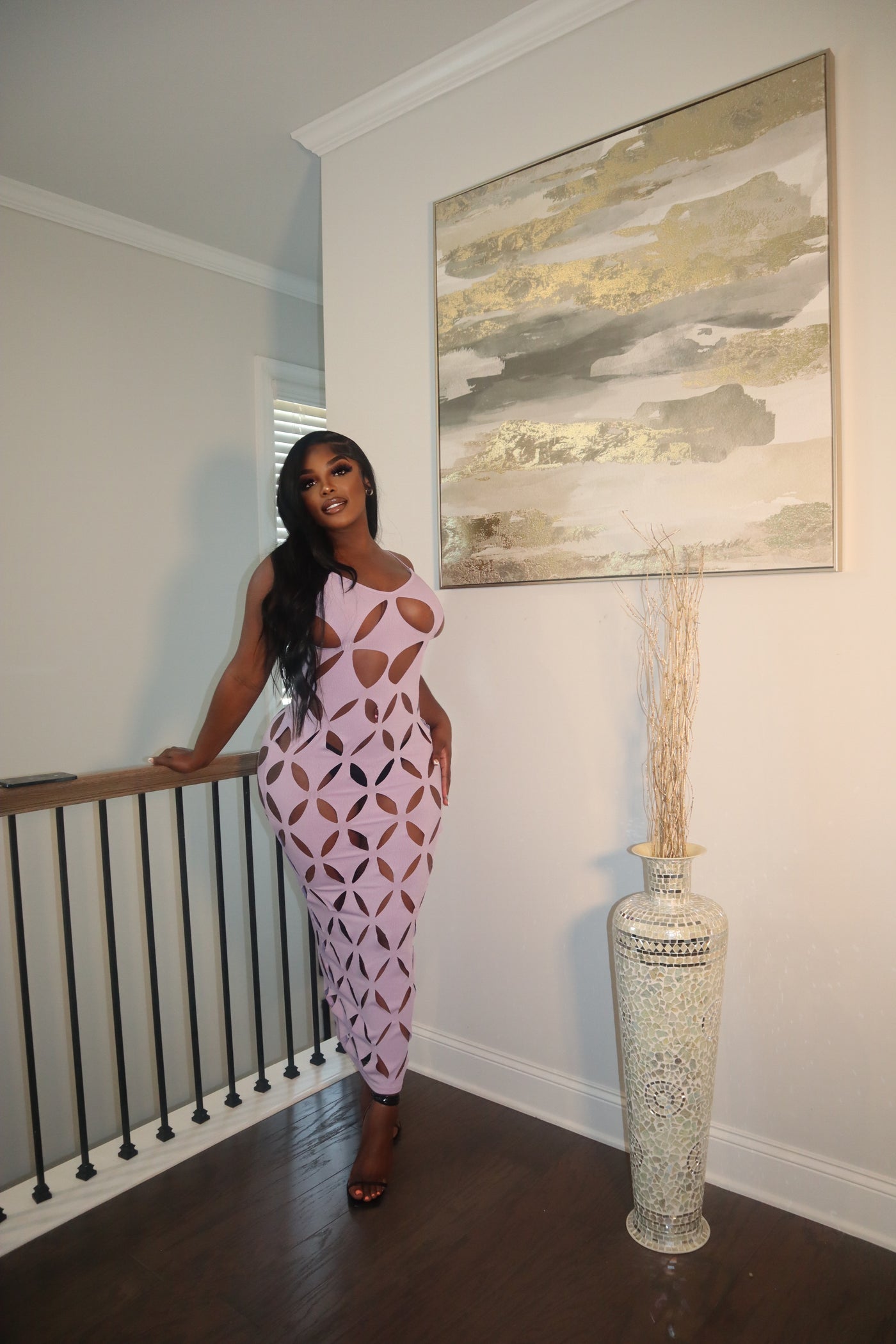 SOFTEST TOUCH CUT OUT DRESS