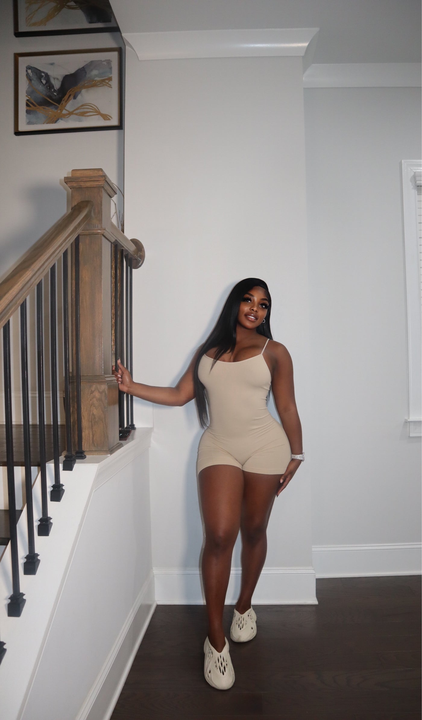 BASIC ROMPER NUDE