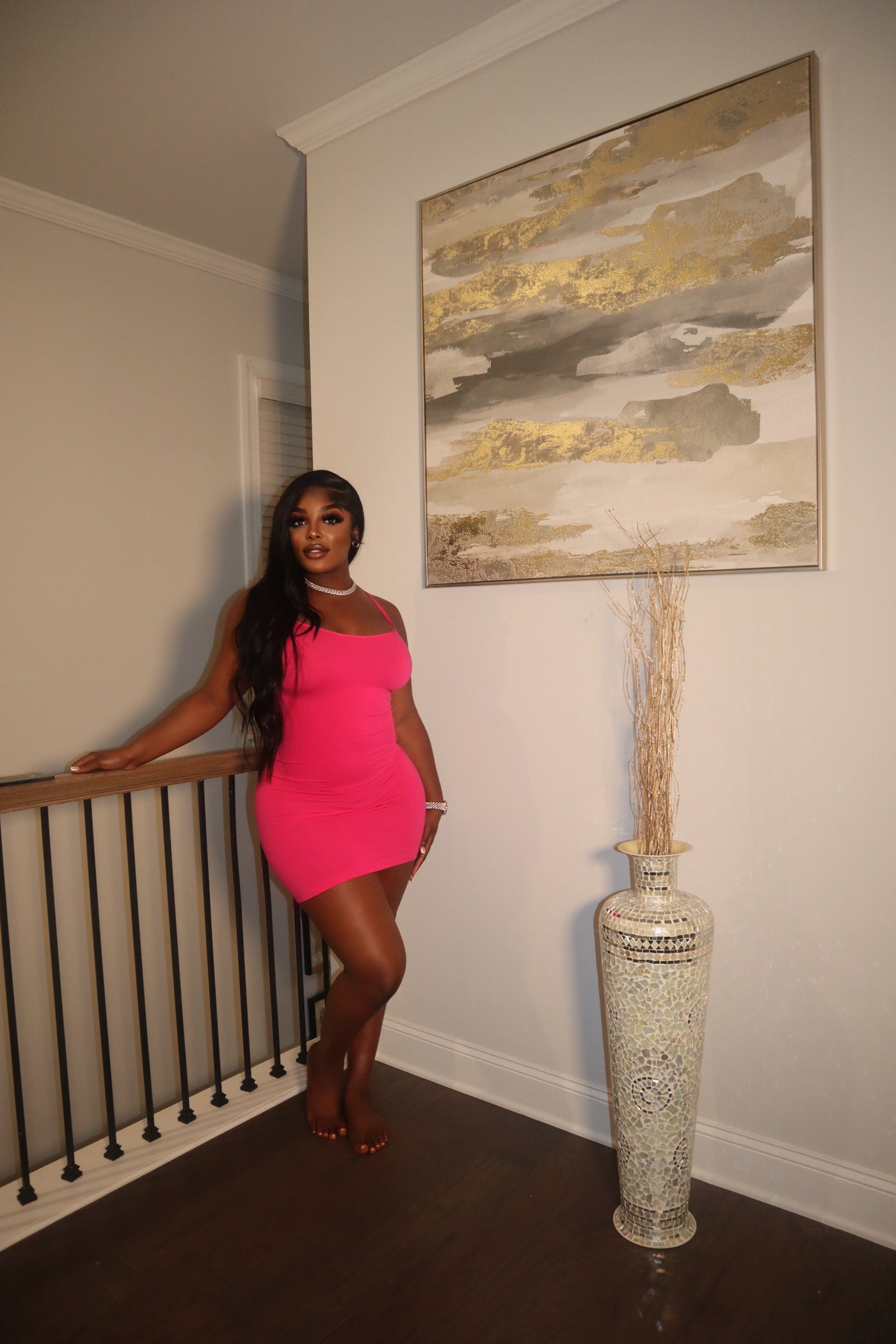 BASIC DRESS PINK