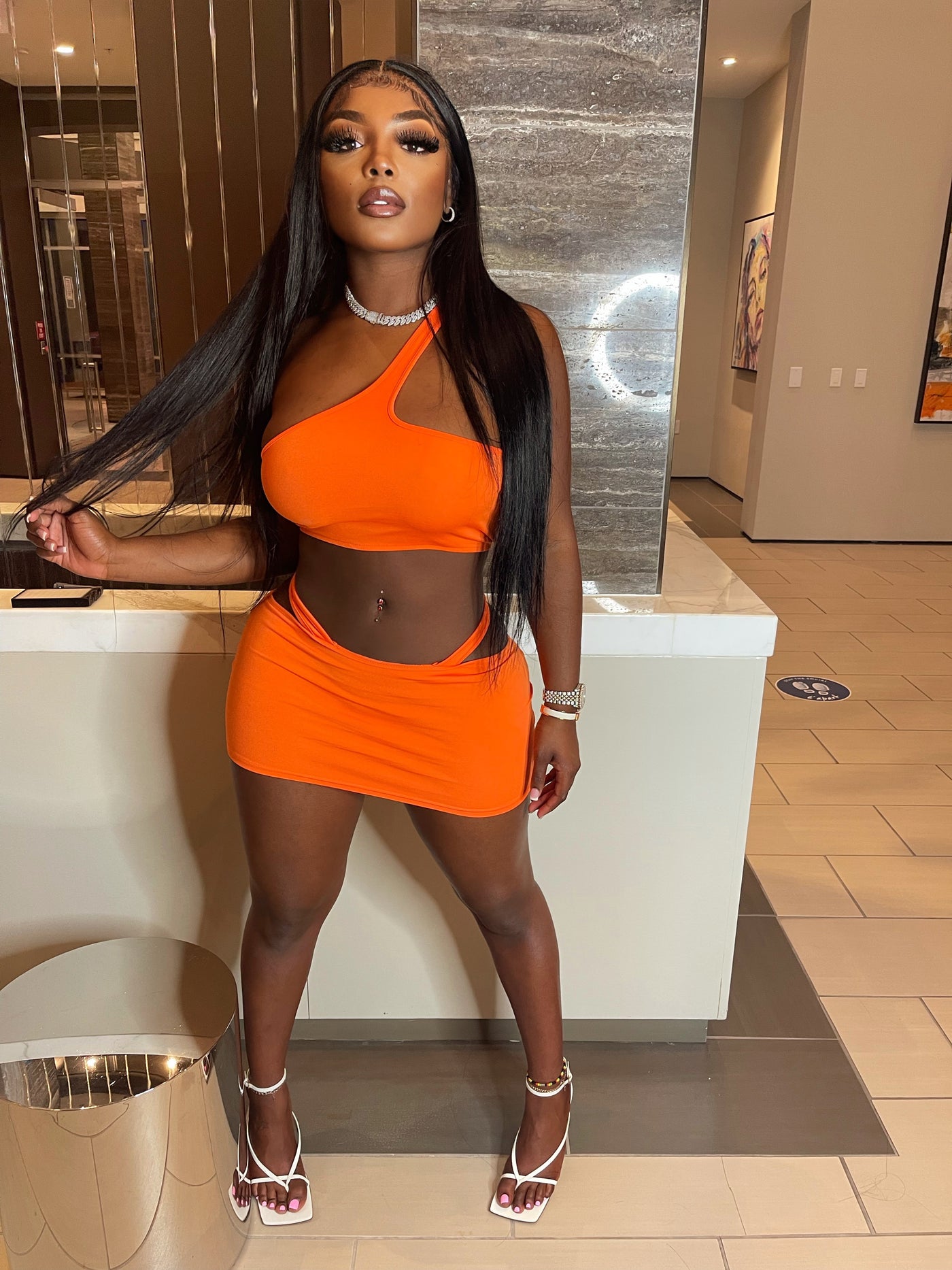 LATE ARRIVAL SKIRT SET