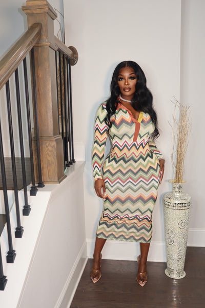 Feelin Like Fall Midi Dress