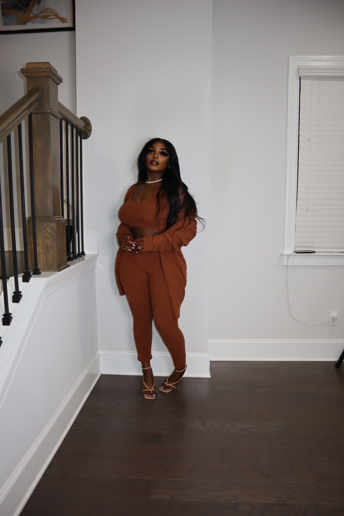 NOT ENOUGH FLUFF 3 PIECE HOODED SET